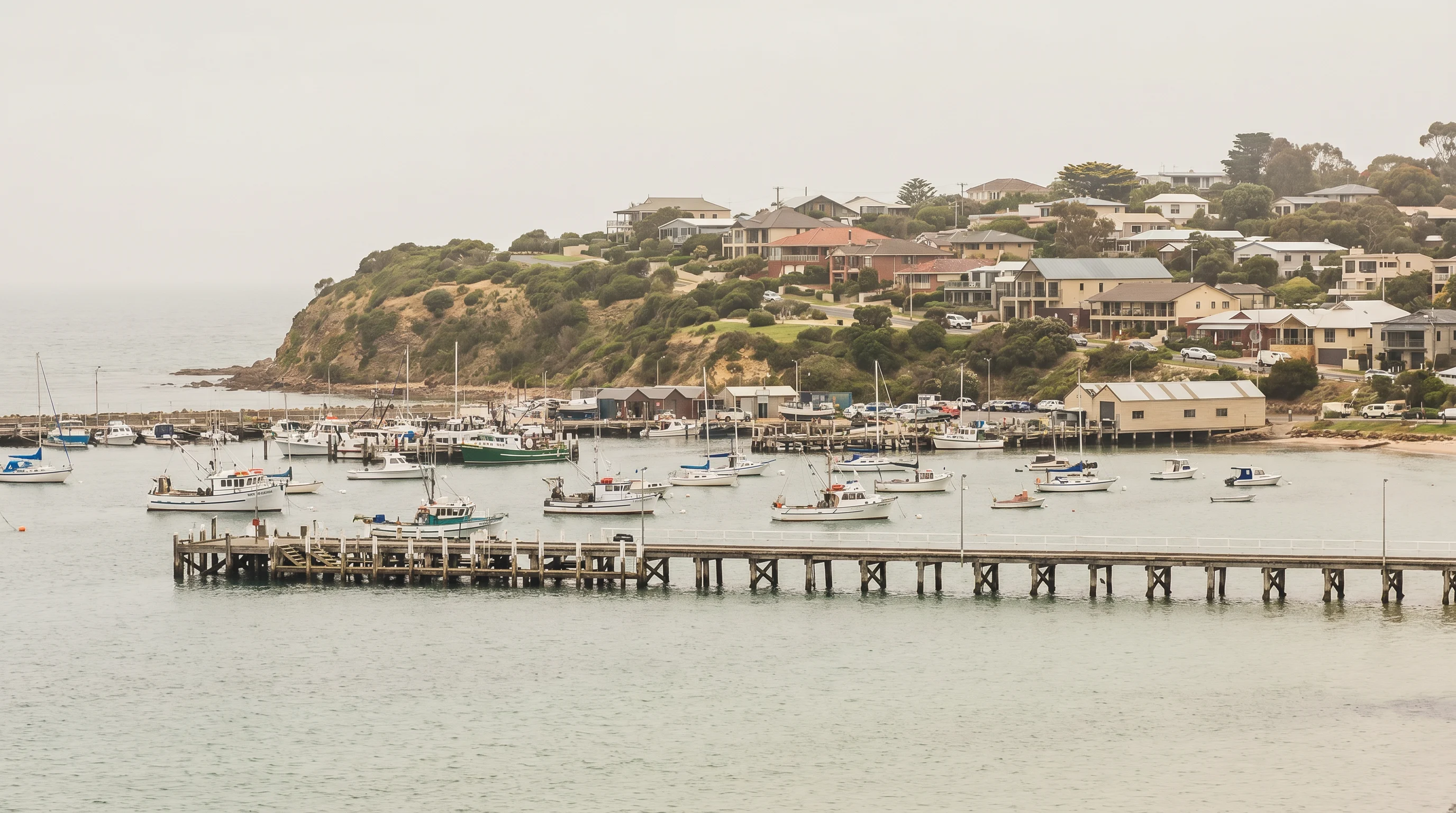 A street scene in Mornington on the Mornington Peninsula