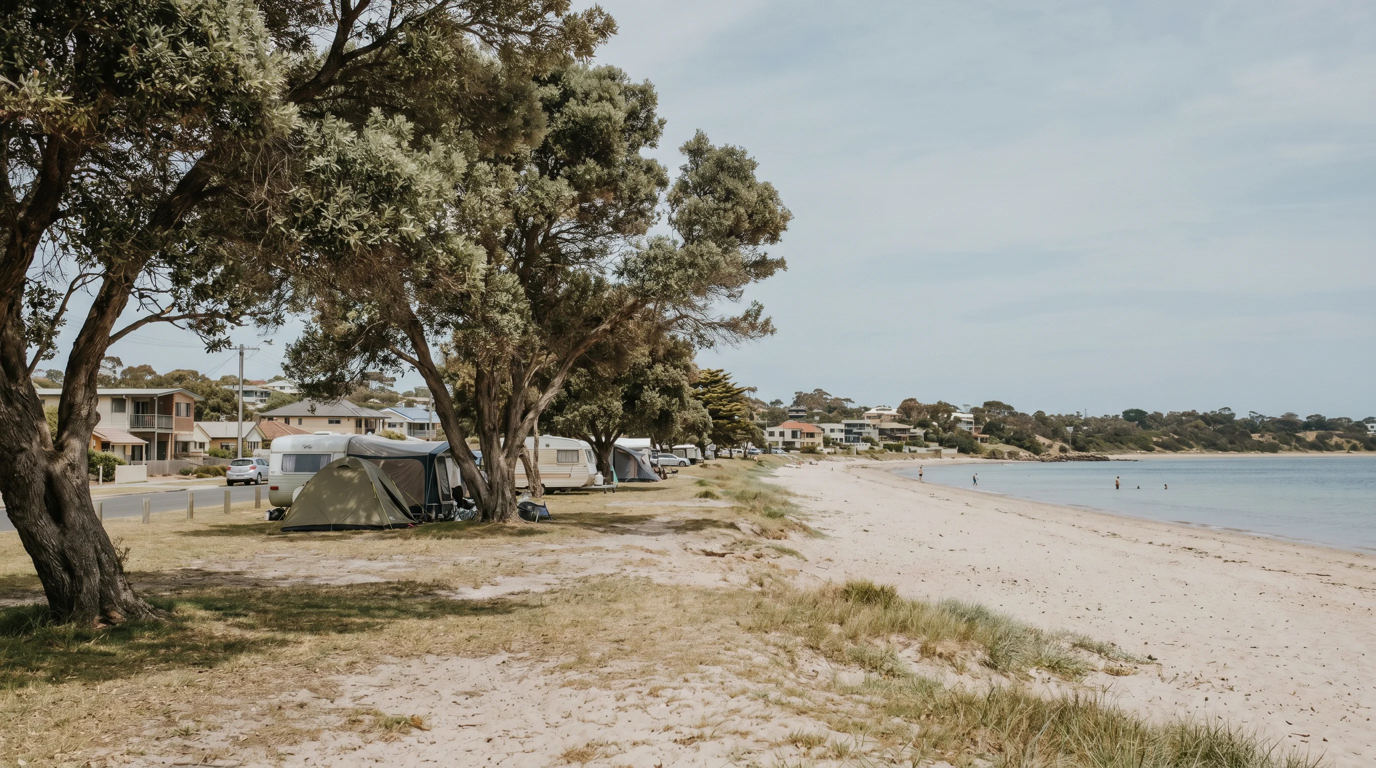 A street scene in Rosebud on the Mornington Peninsula