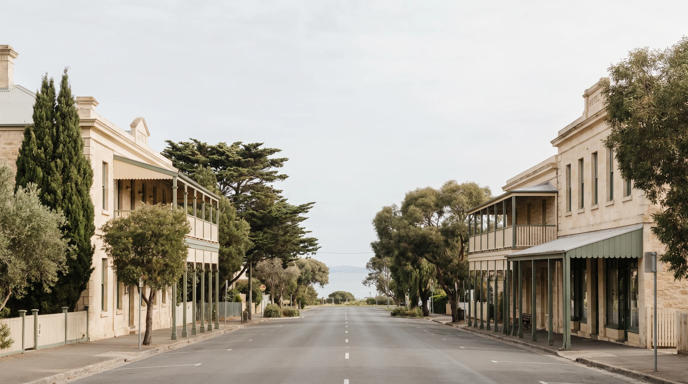 A street scene in Sorrento on the Mornington Peninsula